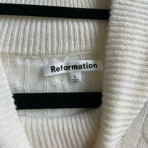 Reformation Cashmere Sweater